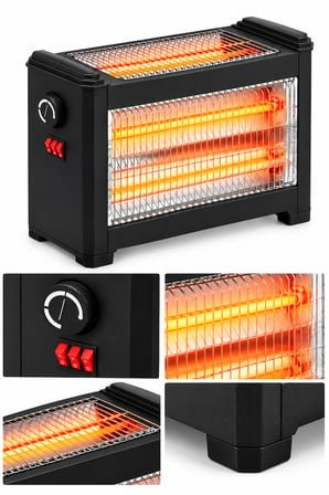 Hızlı Isıtma Sağlayan 1800 Watt Elektrikli Rezistanslı Soba