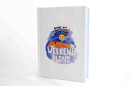 Weekend Plans Temalı Hediye Seti - Termos, Defter ve Kupa Bardak Hediye Kutusu