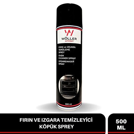 Wöller Fırın ve Izgara Temizleyici Köpük Sprey 500 Ml.