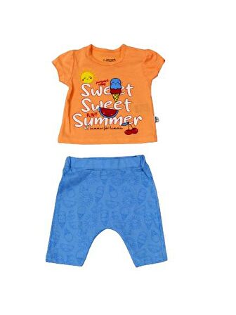 Tongs Baby Summer 2'Li Takım 10061 Somon