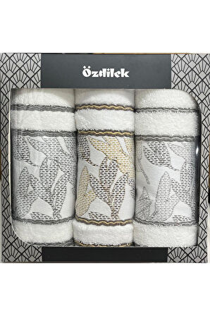 Özdilek Frunde Renkli 3'lü Kutulu Havlu