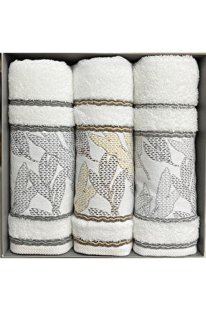 Özdilek Frunde Renkli 3'lü Kutulu Havlu