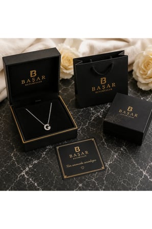 Grace G Kolye – 925 Ayar Gümüş Zirkon Taşlı Kadın Kolyesi