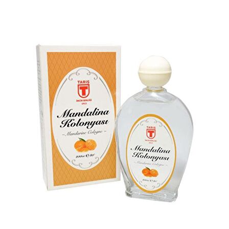 Tariş Mandalina 80 Derece Cam Şişe 200 ml Kolonya