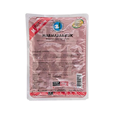 Marmarabirlik Süper M Siyah Zeytin 261-290 Vakumlu 500 gr x 5 Adet