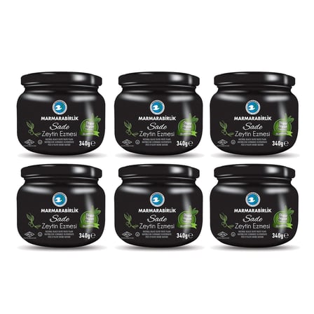 Marmarabirlik Zeytin Ezmesi 340 Gr Sade X 6 Adet