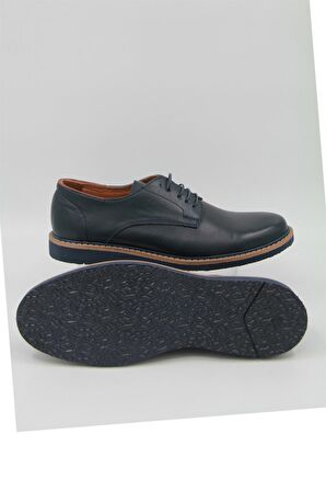 Komcero 9Y6691-7416 Erkek Klasik Ayakkabı - Lacivert