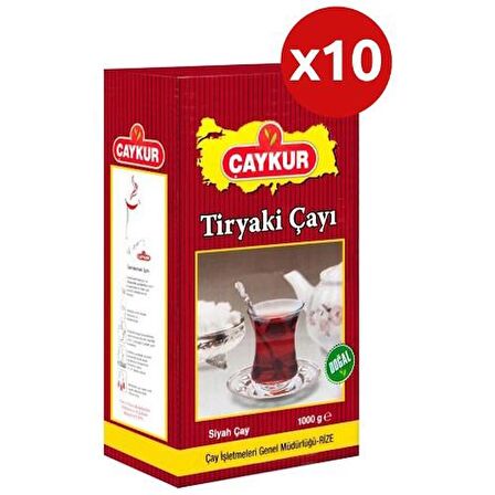 Çaykur Tiryaki Çay 1000 gr x 10 Paket