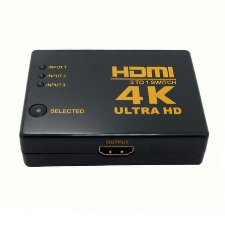 Gplus IFSWR-302 HDMI 3 Port Giriş 1 Port Çıkış Kumandalı Switch
