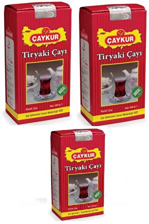 Çaykur Tiryaki 500 gr 3'lü Paket Dökme Çay