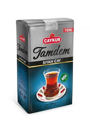 Çaykur Tamdem Bergamot Dökme Siyah Çay 1000 gr 