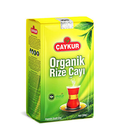 ÇAYKUR ORGANİK RİZE ÇAYI 200 GR X4 (DÖRTLÜ PAKET)