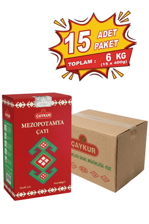 Mezopotamya Çayı 400 gr. (Karton Kutu) Onbeşli Paket