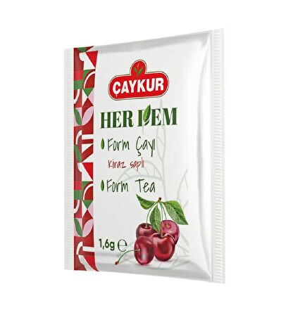 HERDEM KİRAZ SAPLI FORM ÇAYI 160 GR (Bardak Poşet Çay)