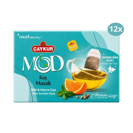 Çaykur Kış Masalı Süzen Poşet Çay 40 g x 12 Adet