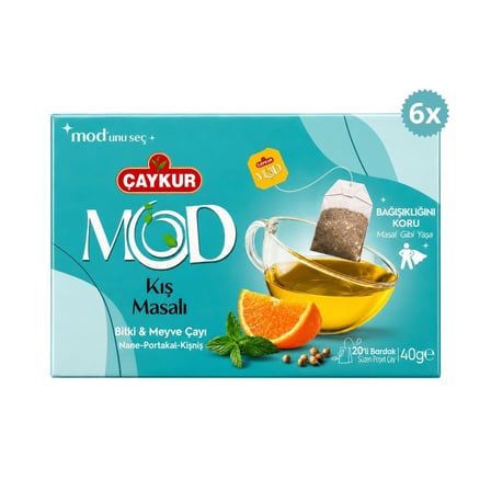 Çaykur Kış Masalı Süzen Poşet Çay 40 g x 6 Adet