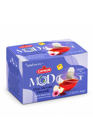 Çaykur MOD Dört Mevsim Dinamik Bardak Poşet Çay 2x20 40gr.