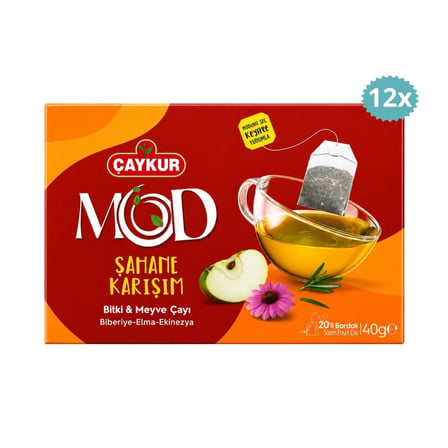 Çaykur Şahane Karışım Süzen Poşet Çay 40 g x 12 Adet
