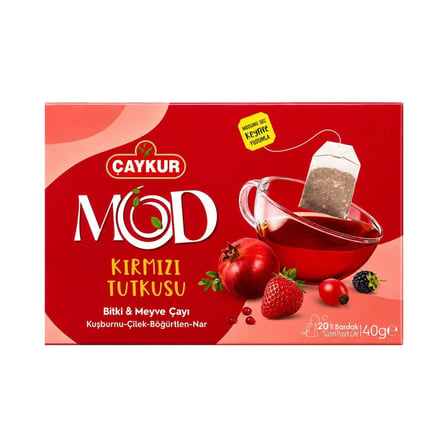 Çaykur Mod Kırmızı Tutkusu Süzen Poşet Çay 40 g