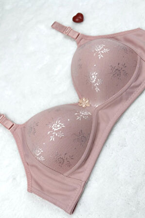 Toparlayıcı Balensiz Lez Dantelli Minimizer Sütyen