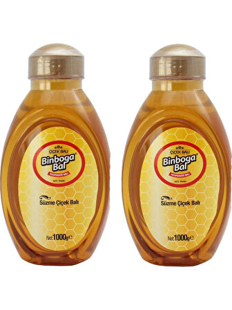 Binboğa Kooperatif Süzme Çiçek Balı 1000 gr x 2'li