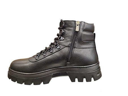 KOMCERO 3K1765-3606 KALIN KAUÇUK TABAN DERİ ERKEK POSTAL BOT