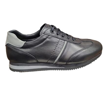 KOMCERO 4Y1543 İNCE TABAN ERKEK DERİ SNEAKERS SPOR AYAKKABI