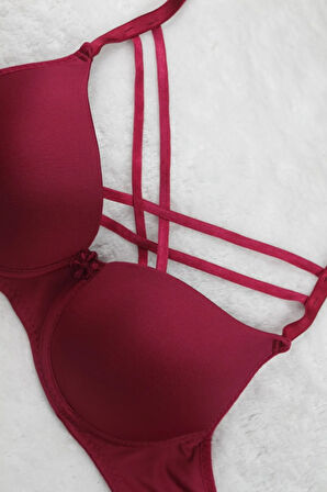 Çapraz Ipli Desteksiz Sütyen