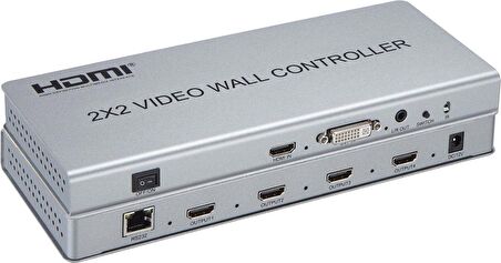 Gplus FHDVW242 2x2 Video Wall Controller Duvar Ekran Genişletici