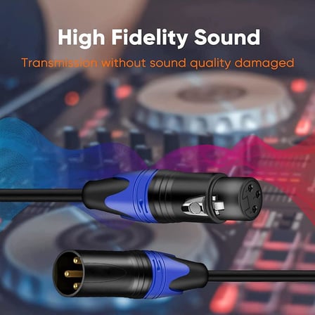 Xlr Erkek-Dişi Kablo Kaliteli Balanslı 5 metre