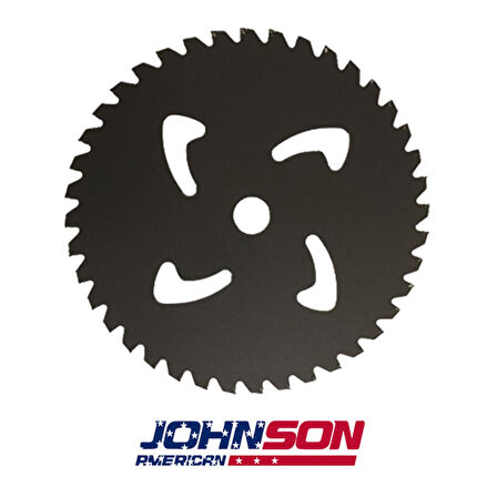 Johnson 255x2.0x25.4mm 40diş Teflon Kaplama Elmas Daire Testere Motorlu Tırpan Çalı Bıçağı