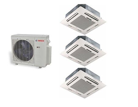 Bosch 3+1 İnverter 12+18+18 D Enerji Sınıfı İnverter Multi Split Kaset Tipi Klima