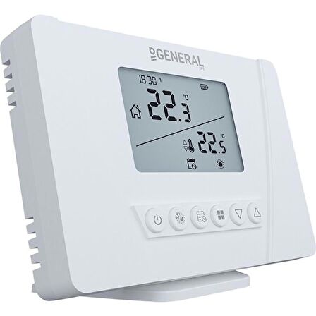 General Aruna 300S Rf Haftalık Programlı Kablosuz Oda Termostatı