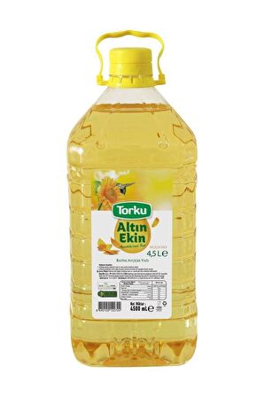 Torku Rafine Organik Ayçiçek Yağı 4.5 lt Pet