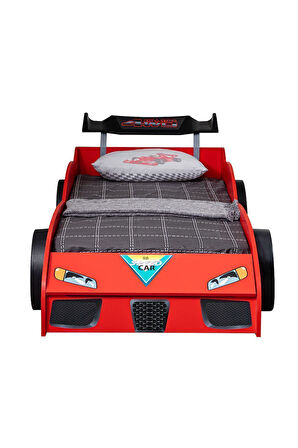 Arabalı Yatak, Speedy Sandıklı Rüzgarlıklı Arabalı Yatak - Kırmızı 1 Adet Comfort Yatak
