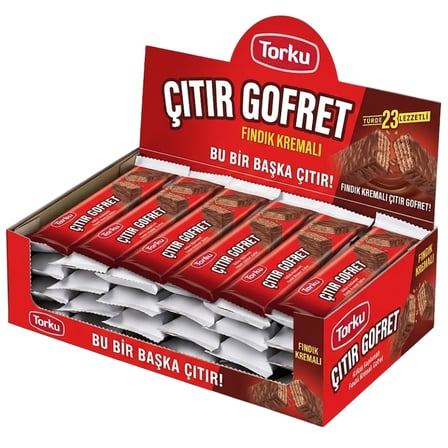 Kutulu Çıtır Gofret Kakao Kaplamalı 30gr x 24'lü