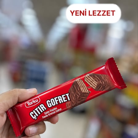 Kutulu Çıtır Gofret Kakao Kaplamalı 30gr x 24'lü