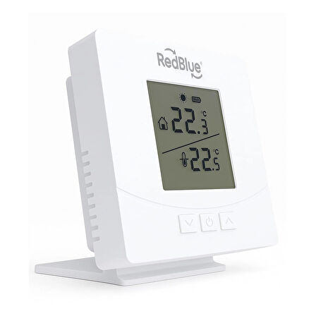 Redblue SQUARE 05 RF Kablosuz Dijital Oda Termostatı (Smart Değildir)