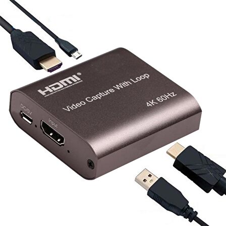 Gplus 4KVC500 USB 3.0 4K Full HD 60 Hz HDMI Video Capture