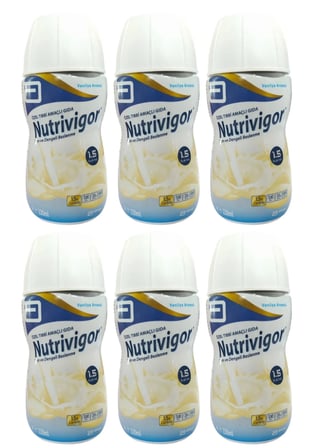 NUTRIVIGOR VANİLYA AROMALI 220 ML X 6 ADET