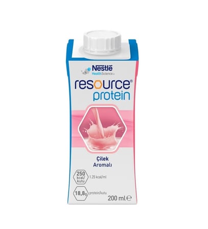 Nestle Resource Protein Çilek Aromalı 200 ML X 12 Adet