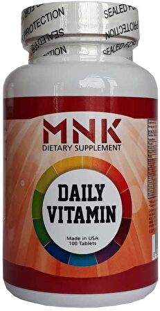 Mnk Günlük Vitamin Mineral 100 Tablet Daily Multivitamin