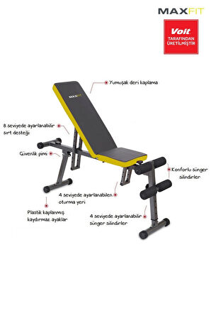 Voit Maxfit X5 Ayarlanabilir Mekik Ve Ağırlık Sehpası