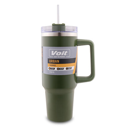 1VTAKTM32120-069 Voit Urban Thermos 1200Ml Termos Yeşil