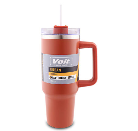 1VTAKTM32120-021 Voit Urban Thermos 1200Ml Termos Turuncu