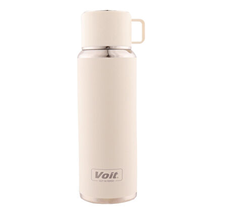 1VTAKTM41075-003 Voit Enjoy Thermos 750Ml Termos Krem