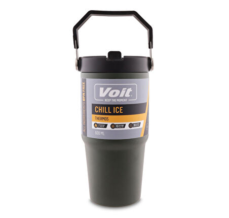 1VTAKTM34060-069 Voit Chıll Ice Thermos 600Ml Termos Haki