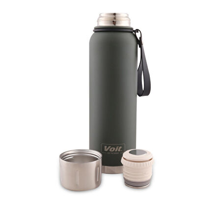 1VTAKTM42100-069 Voit Prıme Thermos 1000Ml Termos Haki