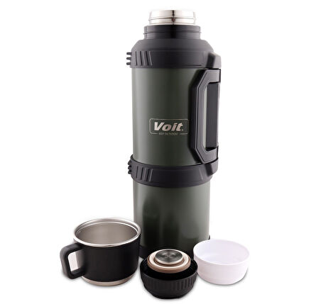 1VTAKTM43400-069 Voit Kıng Thermos 4000Ml Termos Haki