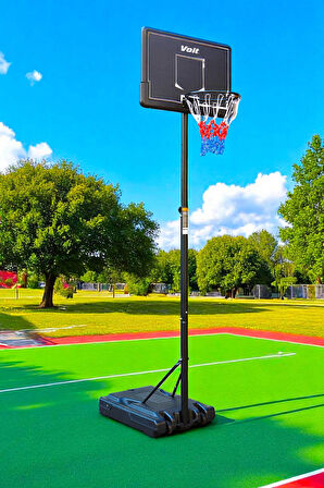 Voit 002E Ayaklı Basketbol Potası Yüksekliği Ayarlanabilir, Tekerlekli Taşınabilir